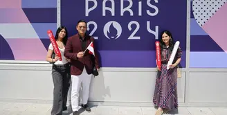 Almira menyaksikan Olimpiade 2024 di Paris. [@annisayudhoyono]