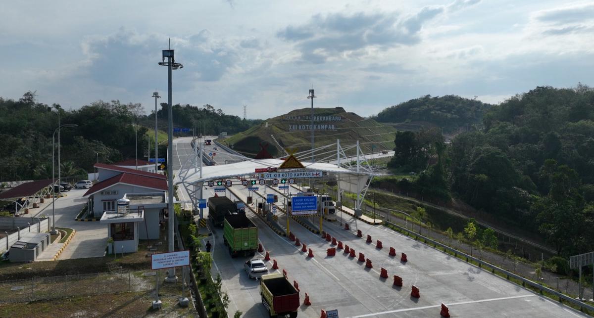 Hutama Karya akan segera memberlakukan penetapan tarif pada Jalan Tol Pekanbaru-Padang Seksi Bangkinang-XIII Koto Kampar