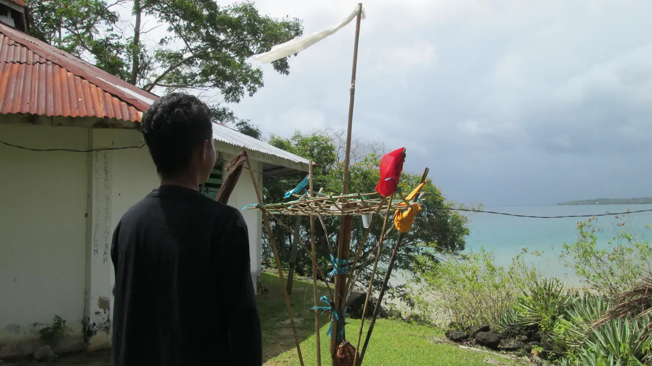 Kapopanga, merupakan ritual nelayan Muna di Pasikolaga sebelum menangkap ikan pada musim barat dan timur.(Liputan6.com/dok PAAP Muna)