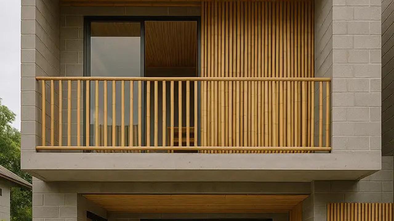 7 Model Rumah Bambu dan Batako Dua Lantai yang Estetik dan Kokoh