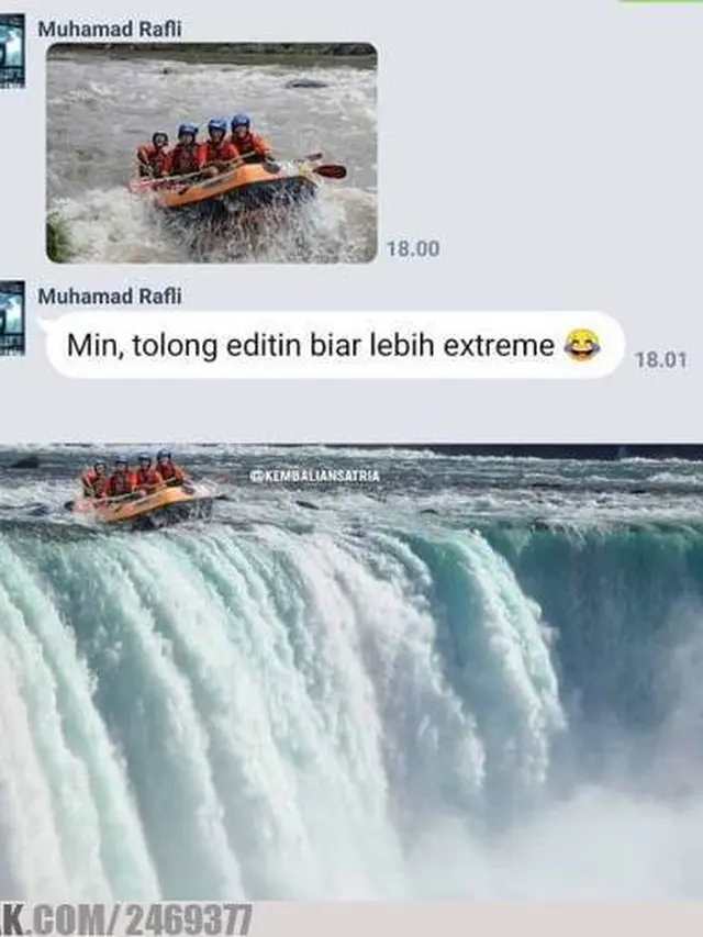6 Editan Foto Orang di Air Mancur Ini Absurd Banget, Kocak