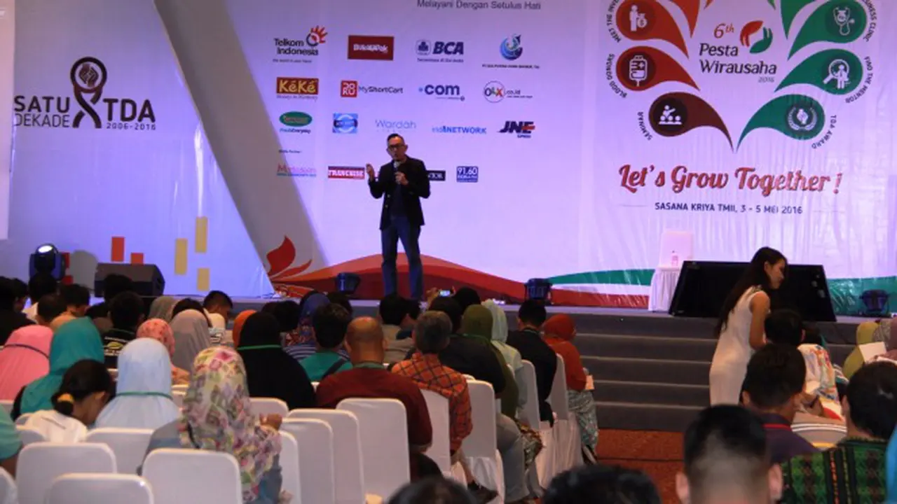 Suasana seminar Pesta Wirausaha 2016