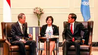 Bertemu Sekjen PBB, Jokowi Bahas Kemerdekaan Palestina dan ISIS