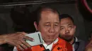  Bersama sejumlah anggota DPR, Amran diduga menerima suap miliaran rupiah dari Dirut PT Windu Tunggal Utama, Abdul Khoir terkait proyek pembangunan jalan di Kemen PUPR di Maluku dan Maluku Utara, Jakarta, Selasa (23/8). (Liputan6.com/Helmi Afandi)