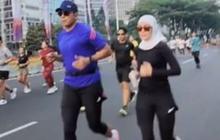 Momen Komjen Rudy 'Gajah' Lari Pagi Bareng Istri, Lagunya Bikin Baper