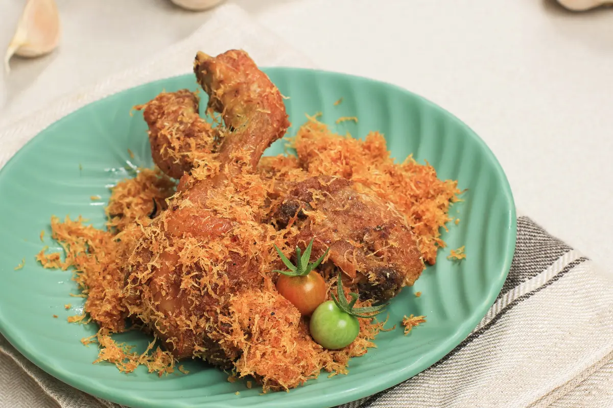 resep ayam goreng serundeng