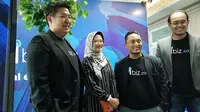CEO Mbiz Rizal Paramarta, pakar e-procurement Ika Mardiah, CTO Mbiz Ryn Hermawan dan CCO Mbiz Andik Duana Putra (Foto: Andina Librianty/Liputan6.com)
