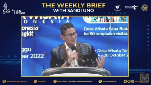 50 Desa Wisata Jual Produk UMKM di Malam Puncak ADWI 2022,  Pengunjung Diharapkan Jadi Rojali