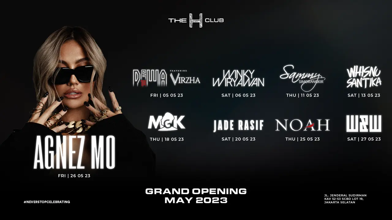 Agnez Mo Tampil di SCBD Mei 2023