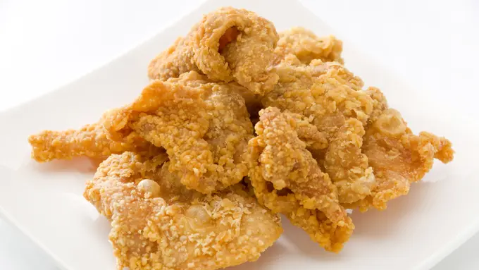 kulit ayam goreng