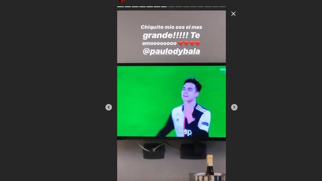 Pesan romants sang pacar untuk Paulo Dybala