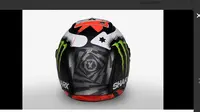 Helm baru Jorge Lorenzo bersama Ducati (Twitter)