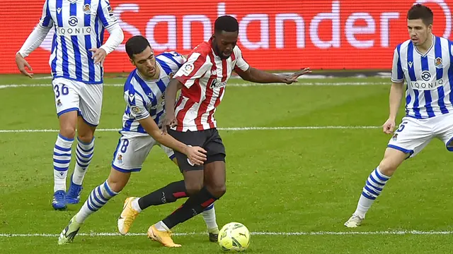 FOTO: Bungkam Athletic Bilbao, Real Sociedad Tempel Duo Madrid di Puncak Klasemen La Liga