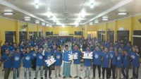 Kelompok Milenial Bangkalan menggelar deklarasi dukungan memenangkan PAN pada Pemilu 2024. (Ist)