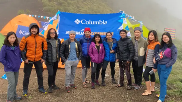 Perjalanan Trek jalur Sembalun – Torean dalam Columbia Mt. Rinjani Experience.