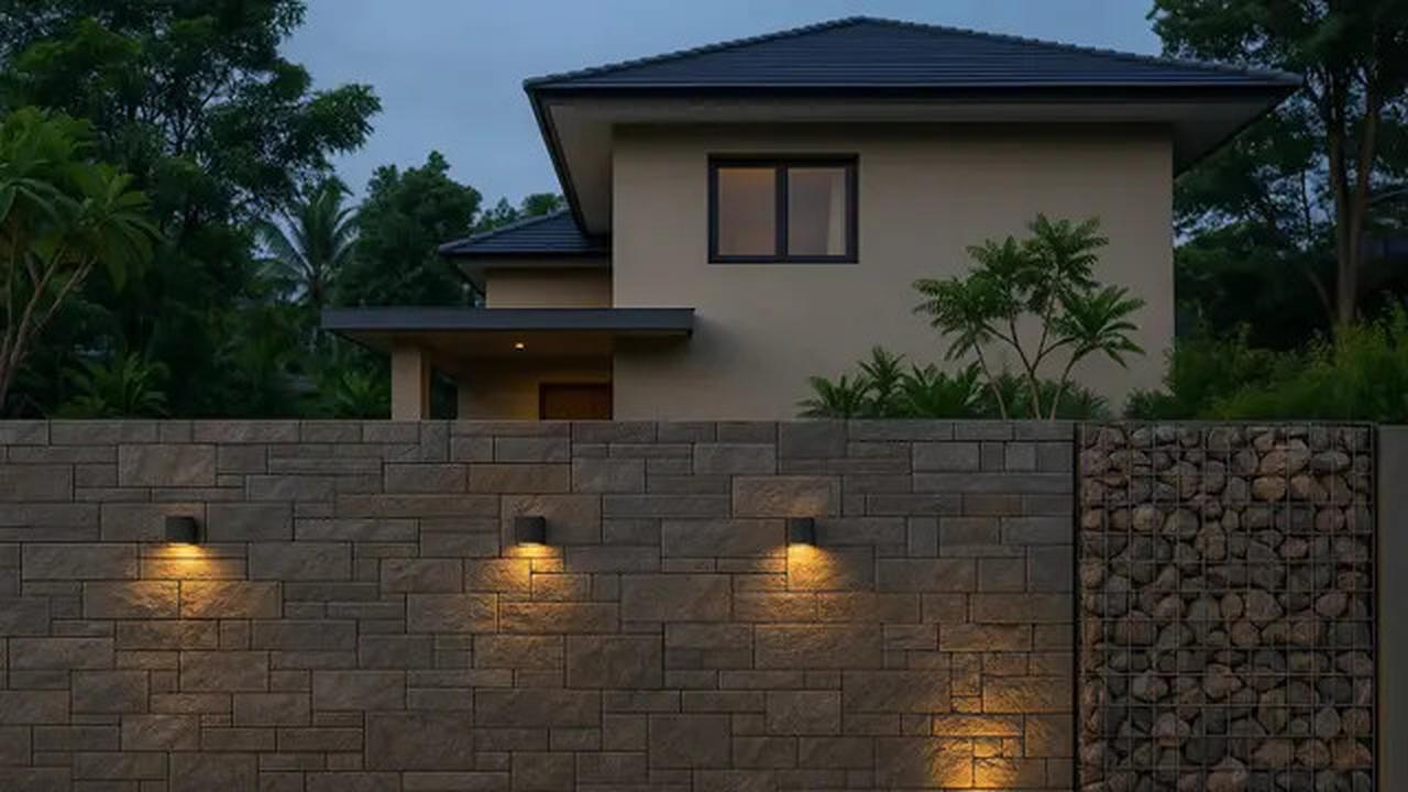 10 Model Pagar Tembok Tanpa Besi yang Lagi Hits, Bikin Tampilan Rumah Estetik dari Luar