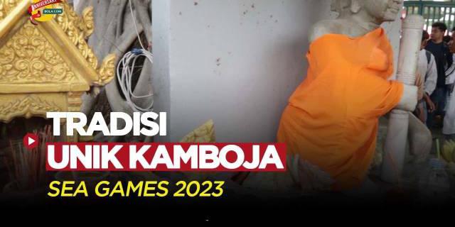 VIDEO: Melihat Tradisi Kamboja, Ada Sesajen di Venue SEA Games 2023
