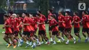 Latihan timnas Jepang hari ini, Rabu (13/11/2024) sudah dihadiri seluruh pemainnya. (Liputan6.com/Angga Yuniar)