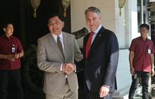 FOTO: Menhan Sjafrie Sambut Wakil Perdana Menteri Australia di Jakarta