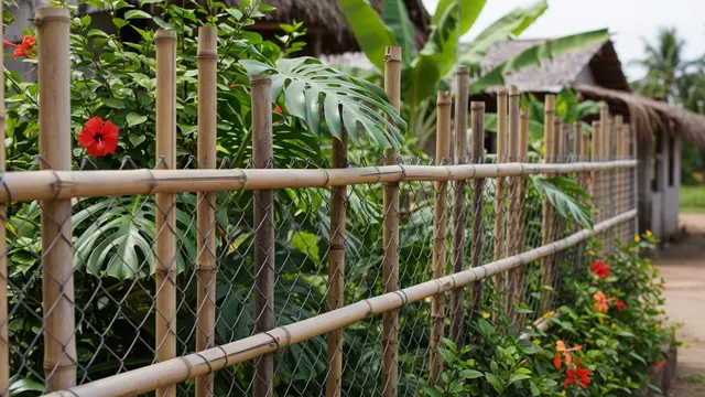Model Pagar Rumah dari Kayu dan Kawat yang Murah