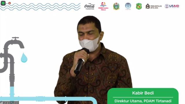 Direktur Utama Perusahaan Daerah Air Minum (PDAM) Tirtanadi, Kabir Bedi