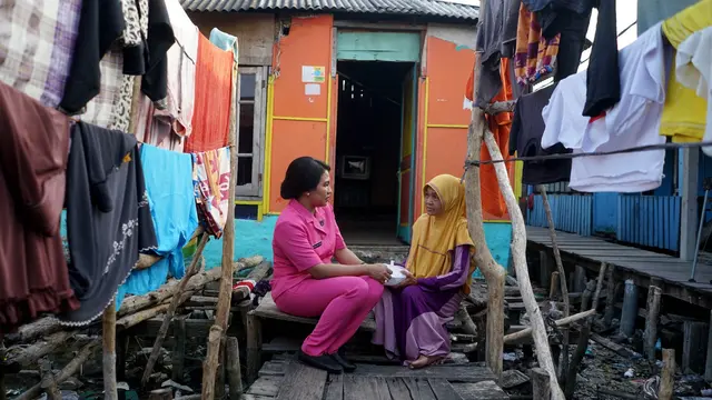 Istri Kapolres Pelabuhan Belawan