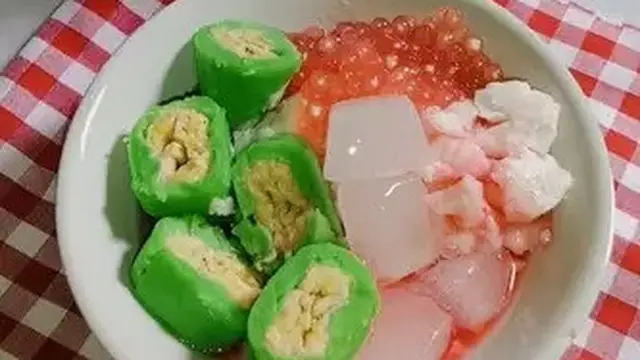Es Pisang Ijo Mutiara
