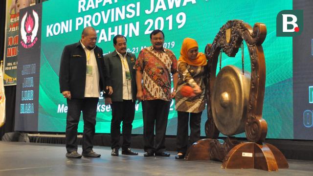 KONI Jatim Khofifah Indar Parawansa