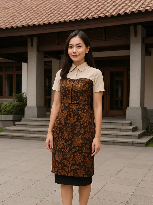 Model Dress Batik Kekinian