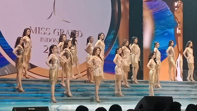 Malam final pemilihan Miss Grand Indonesia 2018 (Foto: Liputan6.com/ Vinsensia D)