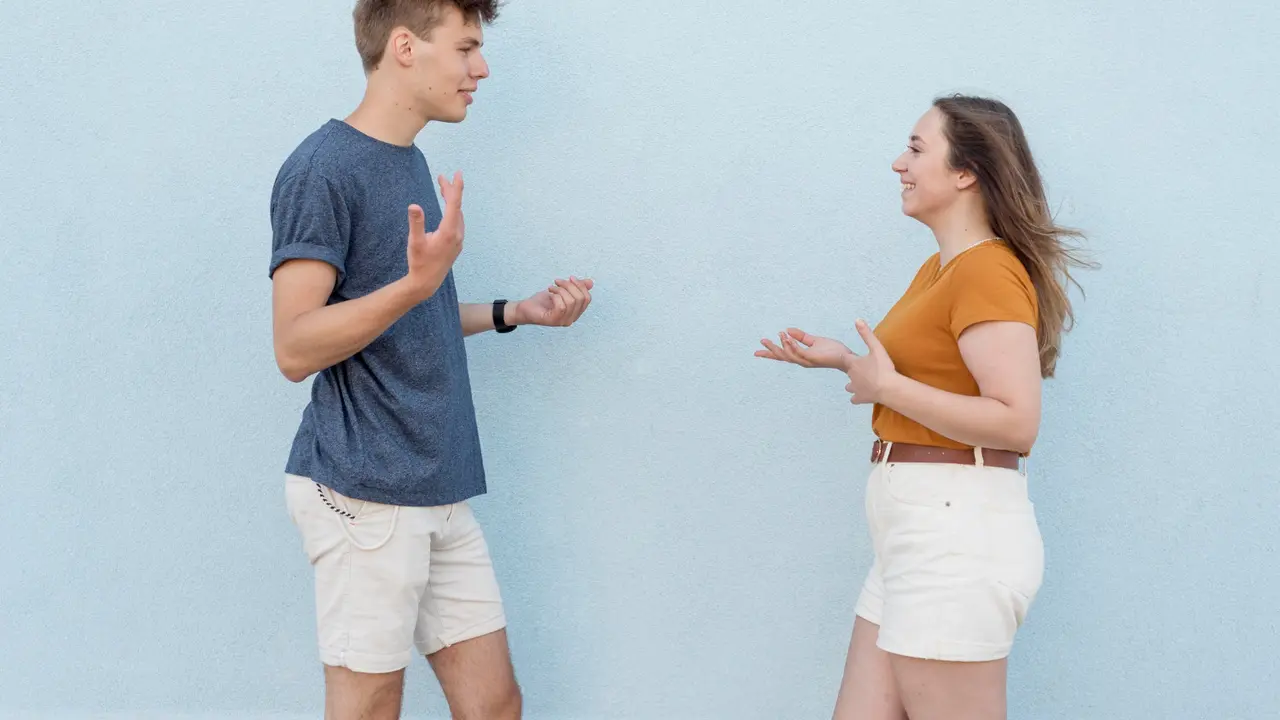 Couple Talking