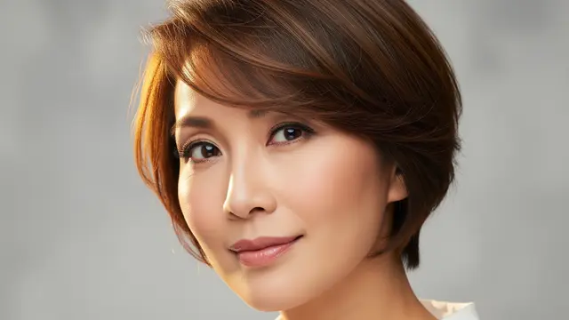 Short Haircut untuk Wanita Usia 40+