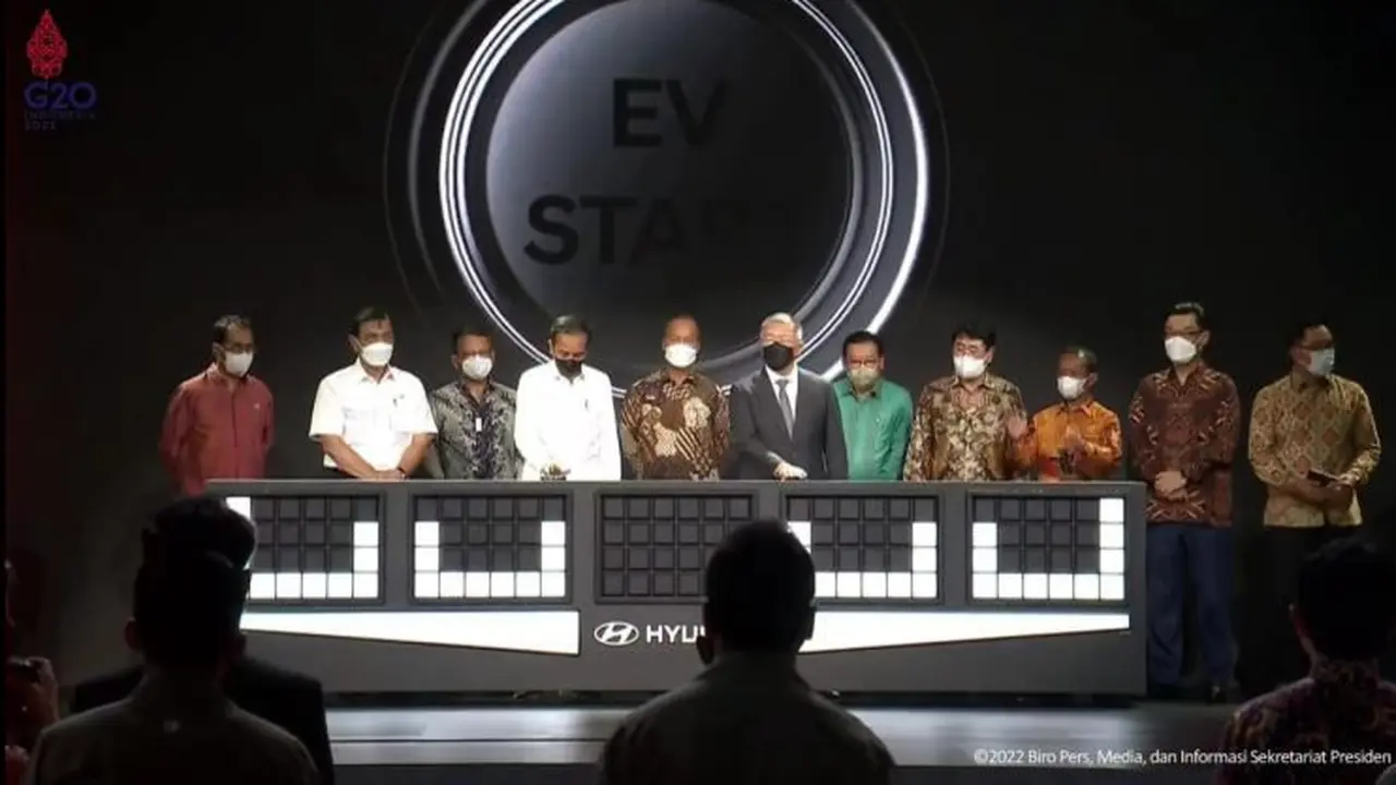 Jokowi Resmikan Pabrik Hyundai di Indonesia (Youtube Setneg)