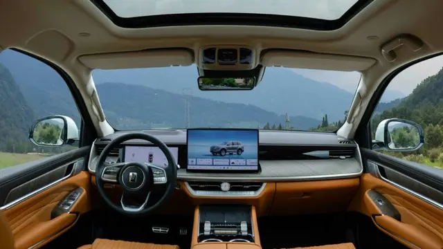 Interior Tank 500 Terbaru, SUV Off-Road Mewah dengan Segudang Teknologi (GWM)