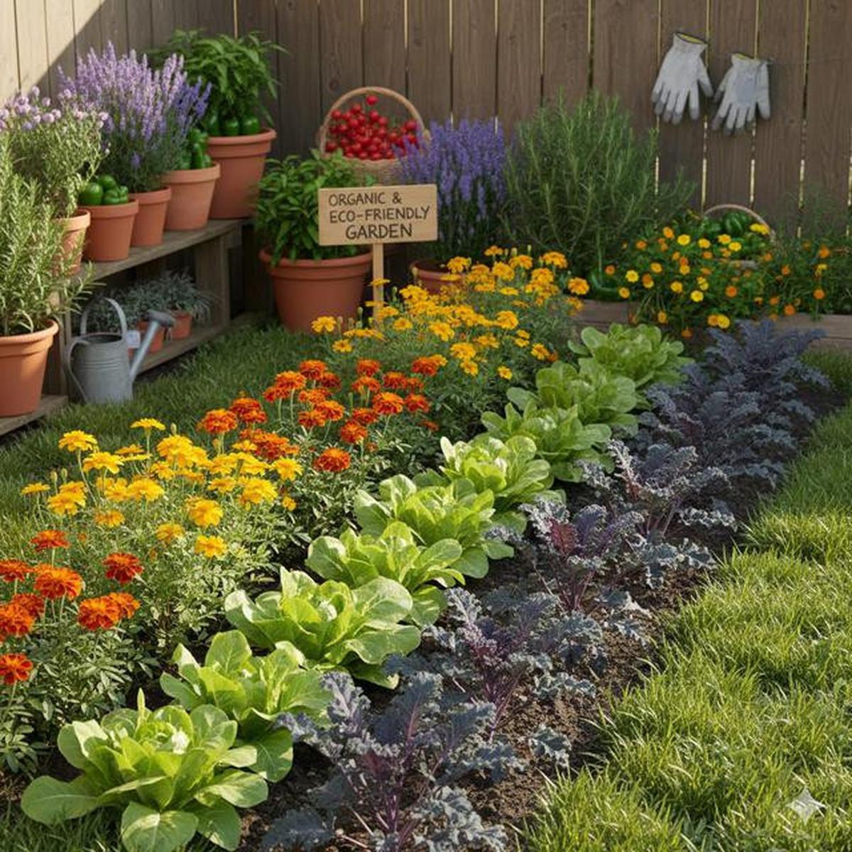 10 Konsep Kebun Rumah Campuran Tanaman Hias dan Sayur, Solusi Cerdas Lahan Sempit