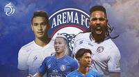BRI Liga 1 - 4 Pemain Arema FC - Arema FC Vs Persib Bandung (Bola.com/Adreanus Titus)