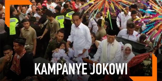 VIDEO: Jokowi-Ma'ruf Diarak Kereta Kencana di Tangerang