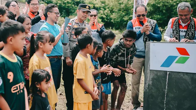 Air bersih untuk 1.526 kepala keluarga di Kelurahan Fatukoa, Kecamatan Maulafa, Kota Kupang, Provinsi Nusa Tenggara Timur (NTT).
