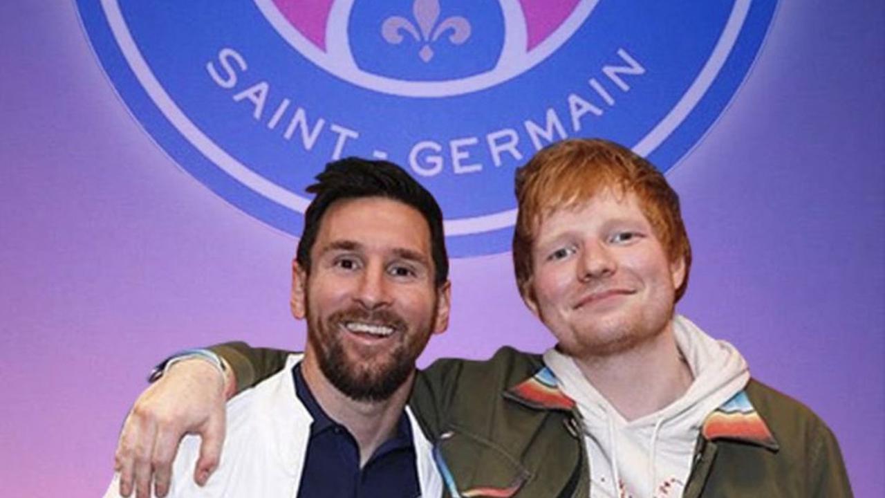 Pertemuan Messi dan Ed Sheeran mengguncang jagat maya! Momen spesial ini terjadi setelah pertandingan seru PSG melawan Manchester City di Liga Champions.