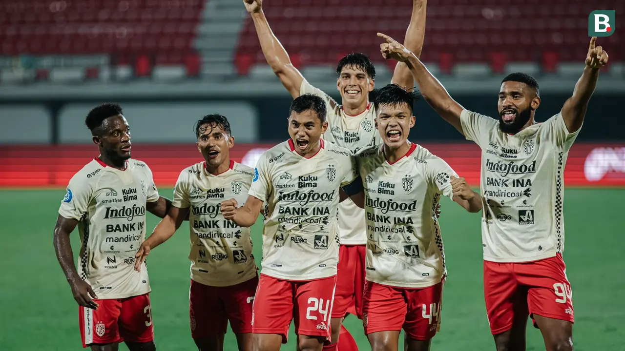 Permalukan Arema FC dengan 3:1, Bali United Kembali Minta Dukungan Suporter