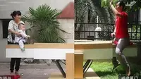 Pria Ini Buat Jungkat-Jungkit Terpanjang di Dunia untuk Anaknya