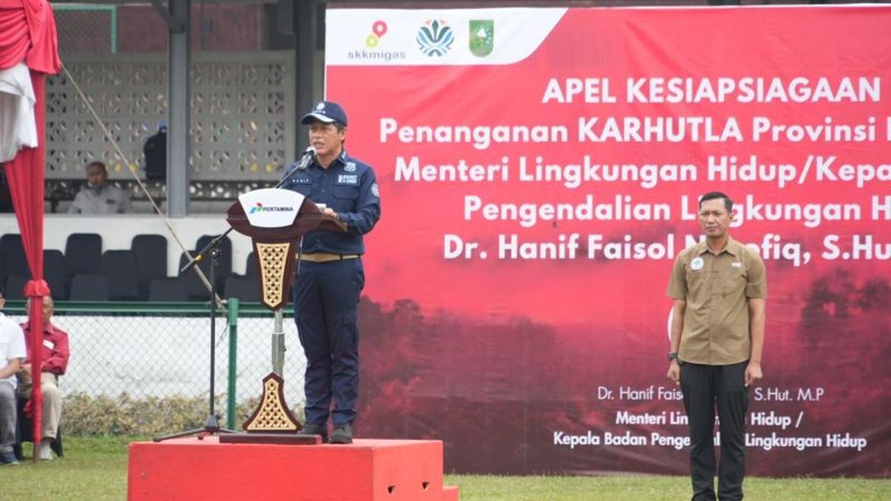 Menteri LH Tekankan Deteksi Dini Karhutla Hadapi Kemarau 2026