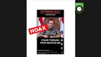 Cek Fakta: Video Pernyataan Mahfud Md Ini Disampaikan pada Agustus 2025, Bukan 2026