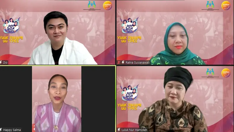 Webinar “Dare to Speak Up: Yuuk Pahami UU TPKS” di Jakarta, Kamis (10/8/2023) (Istimewa)