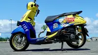 Lima Yamaha Grand Filano Modifikasi Ini Punya Karakter Unik