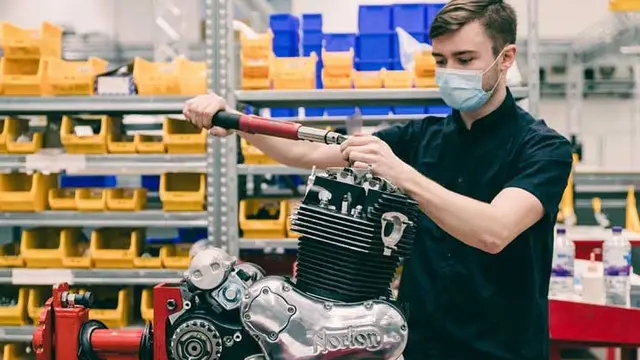 Pabrik baru langsung memproduksi motor baru