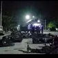 Brimob dan TNI tidur di lokasi kerusuhan di Kendari.(Dok Brimob Polda Sutlra)