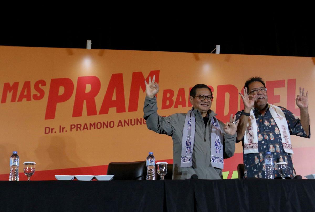 Pramono-Rano tanggapi quick count Pilkada Jakarta 2024