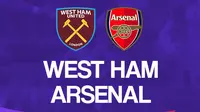 Liga Inggris: West Ham United Vs Arsenal. (Bola.com/Dody Iryawan)