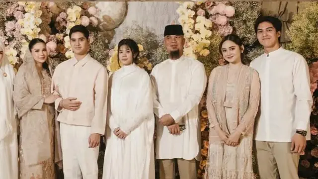 Syifa Hadju di Pengajian Tujuh Bulanan Alyssa Daguise. [@alyssadaguise]